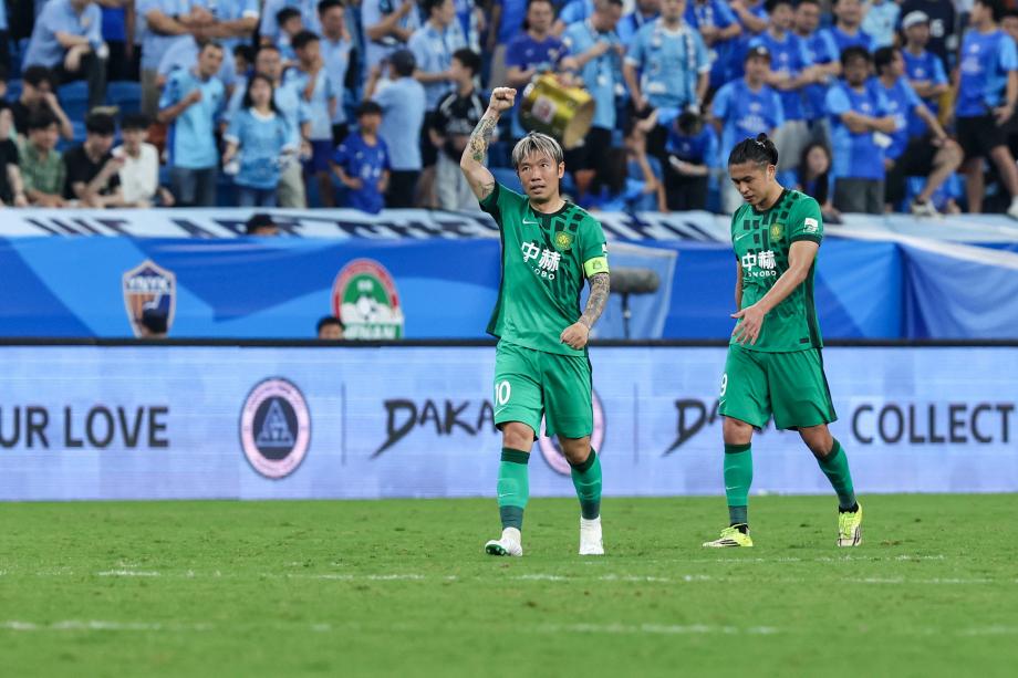 足球篮球赛事-中超-张稀哲制胜球 国安1-0新鹏城终结5轮不胜